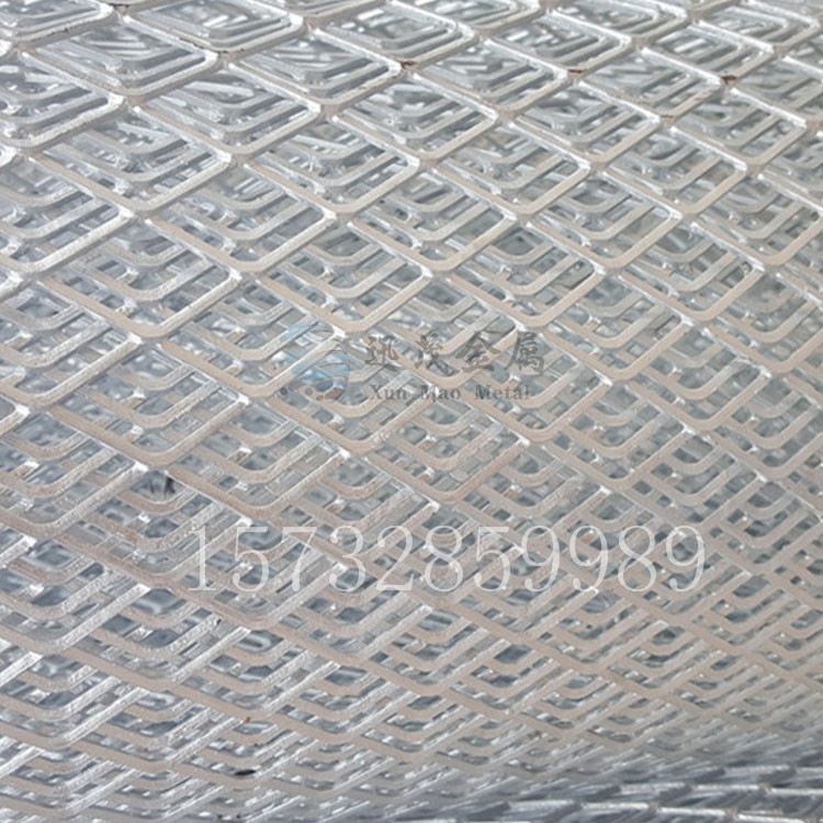 菱形铁网 镂空铝板装饰用网 镀锌钢板网